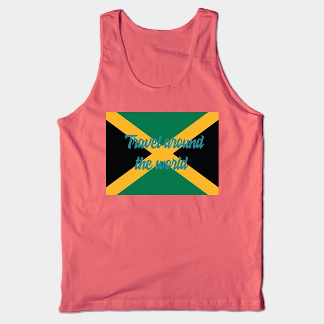 Travel Around the World - Jamaica Tank Top by Byntar